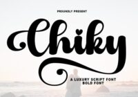 Chiky Font - Featured Image