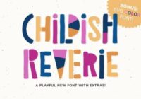 Childish Reverie Font - Featured Image