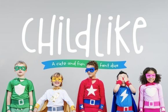 Childlike Font - Featured Image