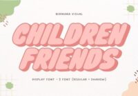 Children Friends Font - Featured Image