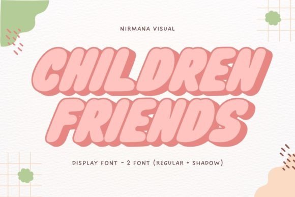 Children Friends Font - Featured Image