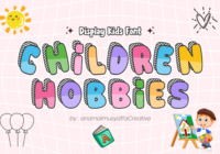 Children Hobbies Font - Featured Image