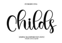 Childs Font - Featured Image