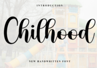 Chilhood Font - Featured Image
