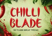 Chilli Blade Font - Featured Image