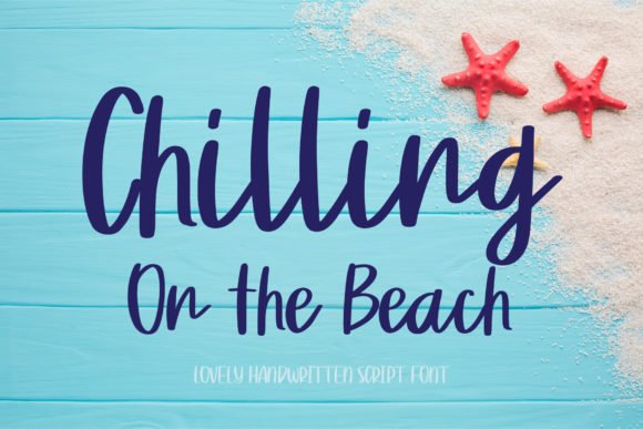Chilling on the Beach Font - Featured Image