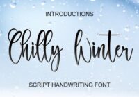 Chilly Winter Font - Featured Image
