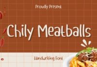 Chilymeatballs Regular Font - Featured Image