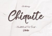 Chiquite Font - Featured Image