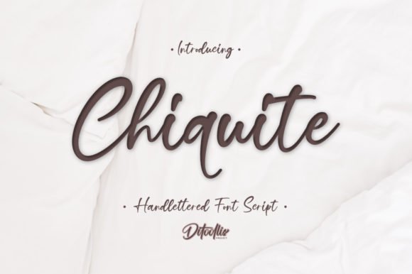 Chiquite Font - Featured Image