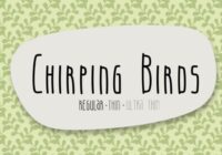 Chirping Birds Font - Featured Image