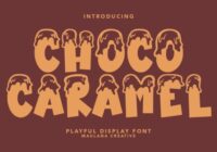 Choco Caramel Font - Featured Image