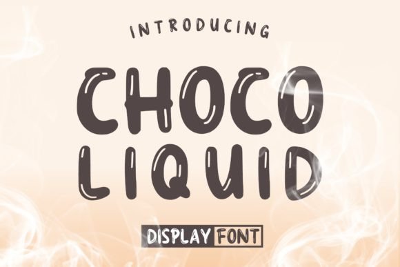 Choco Liquid Font - Featured Image