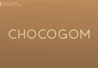 Chocogom Font - Featured Image