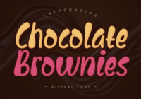 Chocolate Brownies Font - Featured Image