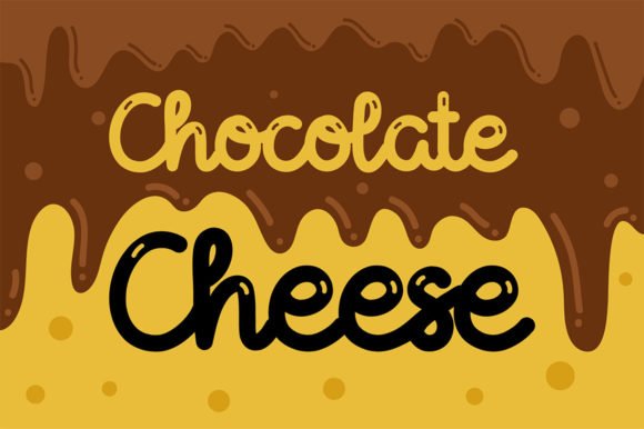 Chocolate Cheese Font - Featured Image