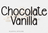 Chocolate Vanilla Font - Featured Image