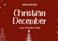Christian December Font - Featured Image