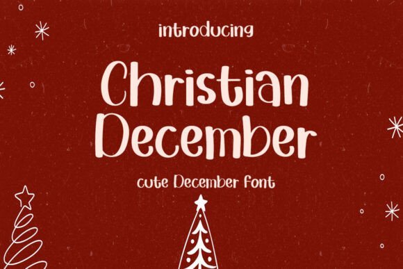 Christian December Font - Featured Image