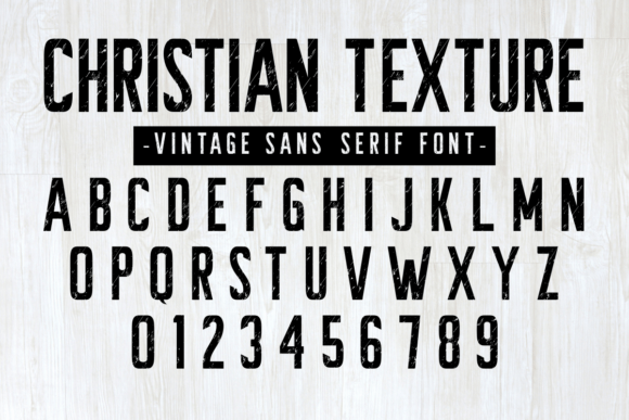 Christian Texture Font - Featured Image