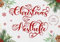 Christmas Aesthetic Font - Featured Image