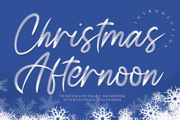 Christmas Afternoon Font - Featured Image