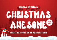 Christmas Awesome Font - Featured Image