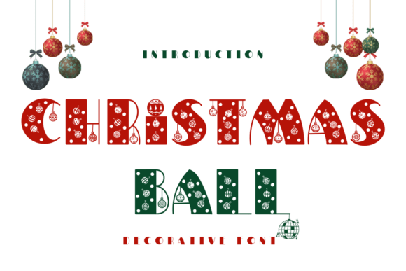 Christmas Ball Font - Featured Image