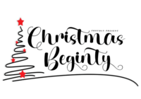 Christmas Beginty Font - Featured Image
