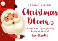 Christmas Bloom Font - Featured Image