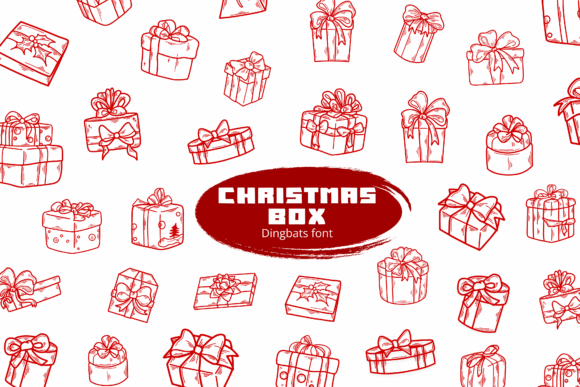 Christmas Box Font - Featured Image