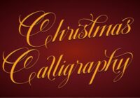 Christmas Calligraphy Font - Featured Image