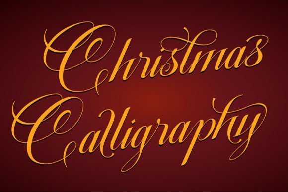 Christmas Calligraphy Font - Featured Image