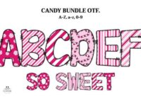 Christmas Candy Pink Font - Featured Image