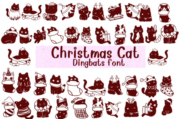 Christmas Cats Font - Featured Image