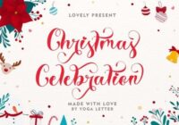 Christmas Celebration Font - Featured Image