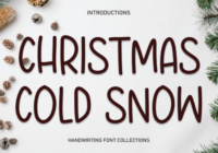 Christmas Cold Snow Font - Featured Image
