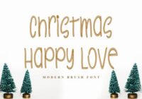 Christmas Happy Love Font - Featured Image