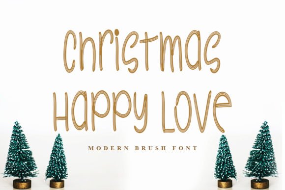 Christmas Happy Love Font - Featured Image