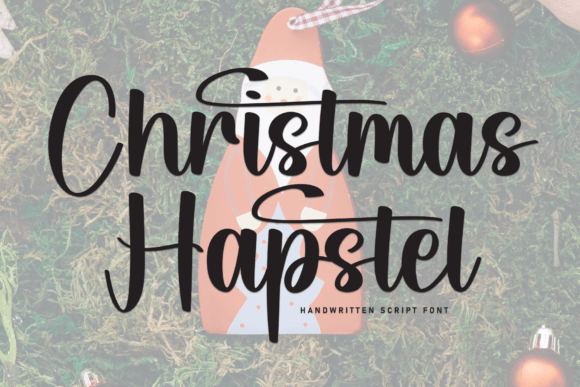 Christmas Hapstel Font - Featured Image
