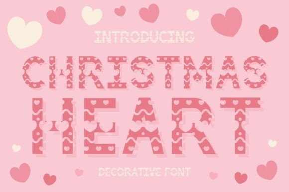 Christmas Heart Font - Featured Image