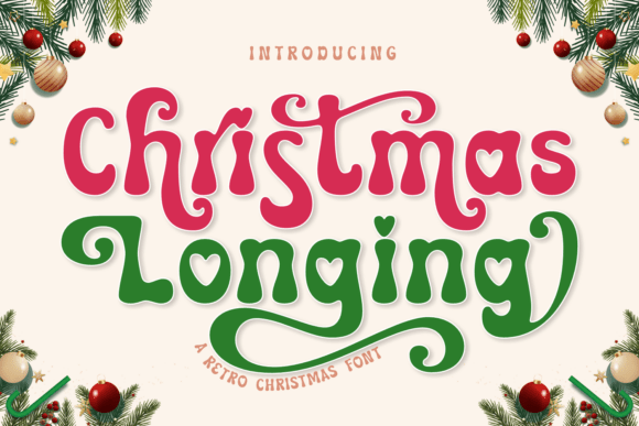 Christmas Longing Font - Featured Image