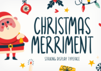 Christmas Merriment Font - Featured Image