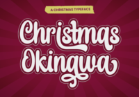 Christmas Okinawa Font - Featured Image