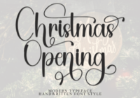 Christmas Opening Font - Featured Image