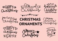 Christmas Ornaments Font - Featured Image