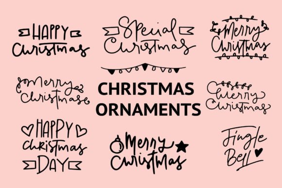 Christmas Ornaments Font - Featured Image