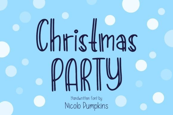 Christmas Party Font - Featured Image