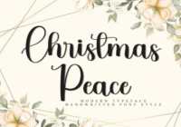 Christmas Peace Font - Featured Image