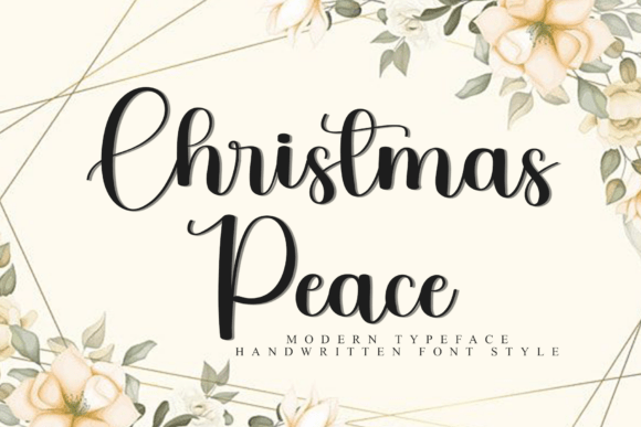 Christmas Peace Font - Featured Image
